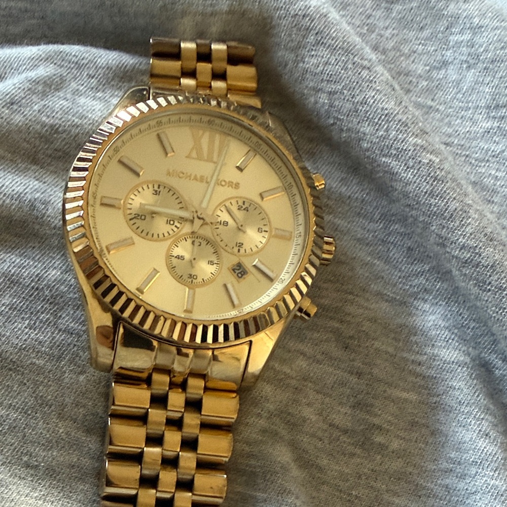 Michael Kors Gold Chronograph Watch